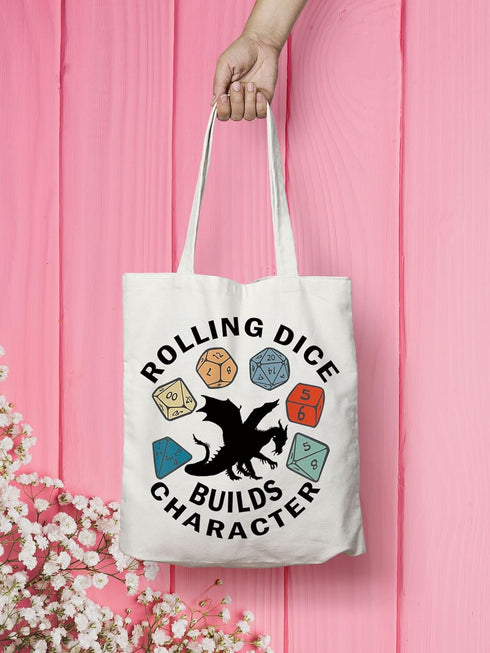 Dungeon Master Dice Bag - DND Player Supplies Bag, Gifts for DND Lovers, Rolling Dice Builds Character