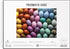 Galison Prismatic Dyed Easter Eggs 1000 Piece Puzzle with Bright and Bold Artwork of Eggs Arranged by Color