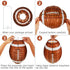 4 Pieces Football Paper Lantern Table Centerpiece Decoration Set, Soccerball Game Lantern with Stand, 12 Inches