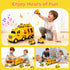 6 3-5-7, 3 4 5 6 7+ Construction Toy Trucks with Construction Vehicles, Sound Light Transport Carrier Truck