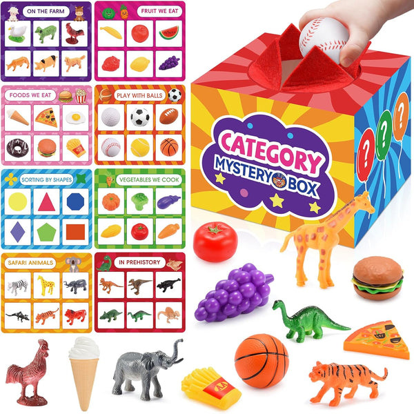 Montessori Sensory Toys for 2-6 Year Olds | 58-Piece Learning & Sorting