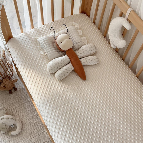 La&Sheer Baby Plush Crib Sheets for Boys Girls, Luxury Ultra Soft Fluffy