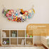 Stuffed Animal Net or Hammock, Large Storage Macrame Toy Hammock for Plushies, Boho Kids Room Decor
