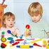 Set 10 Set Dough Play Tools for Kids, PCS Basic Dough Starter with Pizza Cutters, Safety Scissors, Rolling Pin, Roller