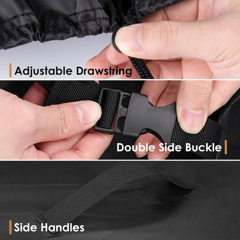 50"X 50"X7.8"), Sandbox Cover, Heavy Duty Waterproof Sand Box Cover, Suitable Use as Kids' Outdoor Square Sandbox Lid