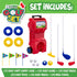 Franklin Sports Kids Toy Golf Set, MyFirst Plastic Golf Clubs + Balls Set for Kids with Carry Case and Balls