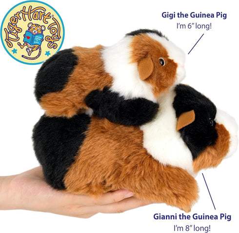6 Inch TigerHart Gigi The Guinea Pig - Stuffed Animal Plush