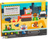 3+ 2 40 Petit Collage Magnetic Play Scene, Construction Site Magnetic Game Board with Mix and Match Magnetic Animal