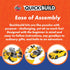 Airfix J6049 Quickbuild Audi R8 Coupe Plastic Model Car Kit, Easy Assembly Snap Together for Adults & Kids