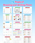 Benresive Montessori Busy Book for Toddlers 2-4, Preschool Learning Activities, Sticker Books for 2 3 4 Year Olds,