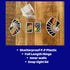 3 PACK BitsBins Card Case for UNO - Holds Full Deck of Game Cards or Up to 142 Playing Cards