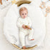 40x31 Inches Thick Cotton Knit Baby Blanket Soft Breathable Newborn Blanket for Boys & Girls, Wavy Pattern Receiving