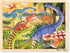 Melissa & Doug Dinosaurs Wooden Jigsaw Puzzle with Storage Tray, 24 pcs
