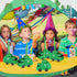 Tanlade Truck Birthday Party Favor Gifts, 10 oz Plastic Garbage Truck Shape Cup with Straws, 24 Sets