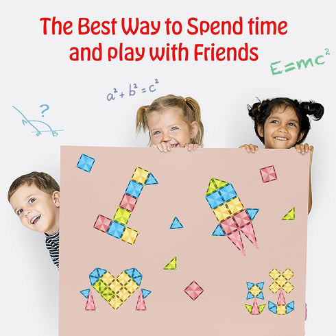 24pc Set 3 PTM24 PicassoTiles Magnetic Tile Mini Diamond Magnetic Building Blocks Travel Size STEM Educational