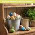 8 SallyFashion White Easter Eggs, PCS Wooden Eggs for Painting Children Play Kitchen Game Food Toy
