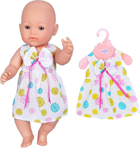 ebuddy 6 Sets Doll Clothes Outfits - for 43cm New Born Baby Dolls, 15inch Baby Dolls, American 18 inch Girl Doll