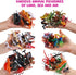 FLORMOON 72pcs Animal Figures, Realistic Mini Dinosaur Insect Sea Farm Reptile Wild Jungle Animal Toys, Early