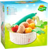 Set Playset 3 HABA Play Food - Soft Veggie Basket with Cucumber, Tomato, Carrots & Potatoes Pretend Play Kitchen Toy