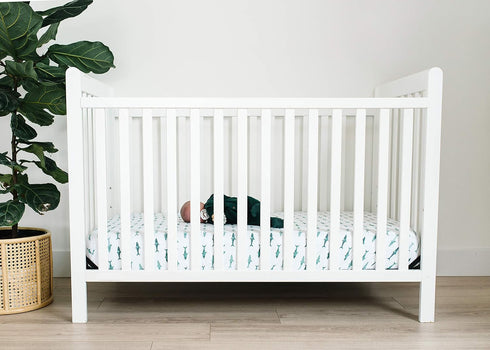 Premium Knit Crib Sheet in Pacific - Trendy Toddler Bedding
