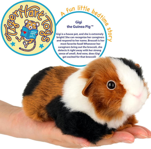 6 Inch TigerHart Gigi The Guinea Pig - Stuffed Animal Plush