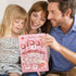 Valentines Day Large Size Bingo Game Card for Kids/Adults - 24 Players, Valentine Party Favor