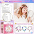 Charm Bracelet Making Kit,Toys for Girls Art Supplies Beads for Bracelets,Girls Toys Age 6-8 Years Old Friendship Bracelet Kit with Rings,Kids Toys for 6 7 8 9 Year Old Girls by FOVRPUIB