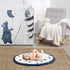 Tummy Sweet Jojo Designs Moon and Star Boy or Girl Baby Playmat Time Infant Play Mat - Navy Blue and Gold Watercolor