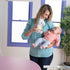Bright Starts Hug-a-Bye Baby Elephant Stuffed Animal Musical Toy, Soft Soother for Newborns and Up with Songs & Lights