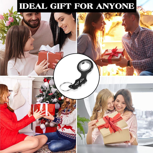 Spinner Keychain Fidget Toy for Adults, Portable Keyring Spinner for Teens and Adults