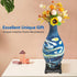 YunSheCSBS 3D 160 Puzzles Vase for Adults, Crafts for Adults, Pieces Plastic DIY Unique Flower Vase with LED Light