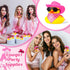 24 Set Sosation Cowboy Rubber Duck Bulk Mini Yellow Duckies Bath Party Tiny Ducks Bathtub Toy with Cowboy Hat Paisley