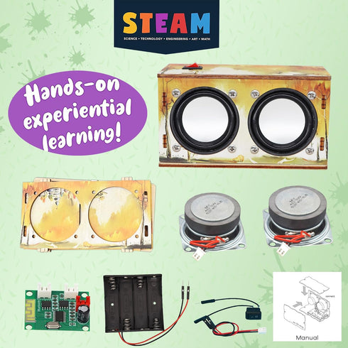 Gifts for Teen Girls Boys - Science Kits for Kids Age 8-14, Crafts for Girls 8-12, DIY Bluetooth Speaker Kit