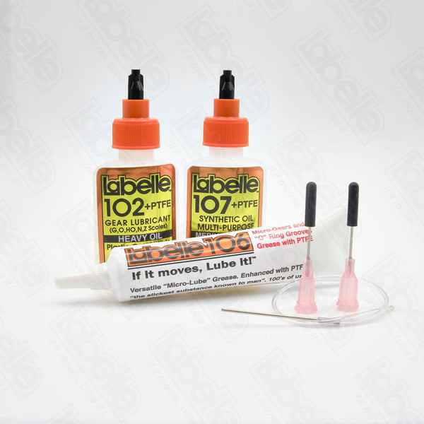 Labelle 1001 Lubricant 3-Pack for Model Trains (DCC HO/O), Slot Cars, RC