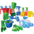 Constructive Playthings Measure and Pour Water Play Kit - 34-Piece Educational Toy for Kids 3 Years and Older