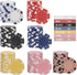 Poker Chips Set for Card Board Game, 11.5 Gram, for Texas Hold'em, Blackjack, or Late Night Poker Games