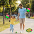 YoYa Toys Toss and Catch Ball Game Set - Outdoor Sports Activities for Kids Ages 4-12, 2 Paddles & 2 Sticky Balls