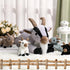 5 Set 18 Inch Mommy 4 Tummy HyDren Pcs Stuffed Goat Plush Toy Goat Stuffed Animal with Babies Plushies in Her Soft Farm