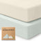KeaBabies 2-Pack Muslin Crib Sheets for Boys, Girls - 100% Organic Cotton