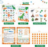 WERNNSAI Watercolor Dinosaur Bingo Party Games - 24 Players Dino Birthday Bingo Cards Set for Kids Boys Dinosaur Themed Activities for School Classroom Family Holiday