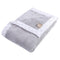 Trend Lab Framed Receiving Blanket, Gray and White Circles by Trend Lab
