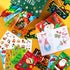 Stuffer24Set BenLouis Christmas Party Favors for Kids Xmas Classroom Gifts Prize Stockings Filler Coloring Books Bulk