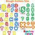 Set Dough Tool with Dough Alphabet Cutters,Numbers Cutters,Mathematical Symbols,Great Dough Tools for Learning Letters