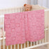 Plush Soft with Heart Checkered Baby Blanket,Fleece Infant Toddler Blankets for Girls Boys,Warm Lightweight Breathable Newborn Receiving Blankets for Crib Stroller 32"×37" (deep Pink, Heart) by VEIDIA