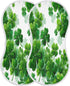 YETTASBIN St. Patrick's Day Clover Muslin Baby Burp Cloth, Super Soft Absorbent Cotton Burp Rag Baby Bibs Feeding Cloth