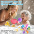 Oukitoymer Set 3, Swimming Baby Bath Toy, Kids Watering Can Bathing Spoons Windmill Water Toys of Fun Interactive Water