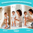 shengkefty Anti-Pinch 6-36 Baby Shower Stand with Anti-Slip Base & Silicone, Adjustable Foldable Baby Bath Support