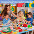 24 Packs Set 4 4 Inch Teling Mini Canvas with Easel Paint Kids Painting Kit with Mini x Canvas Wooden Easel Watercolors