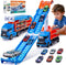 Race Track Truck Toys for 3 4 5 6 Years Old Kids