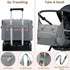 Diaper Bag Tote: Grey, Large Tote for Women with Pacifier Case & Shoulder Straps, Cute Hospital Baby Diaper Bag for Mom